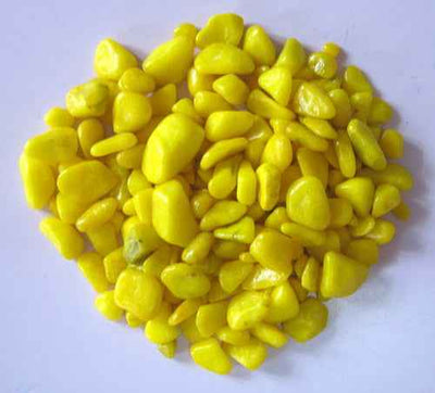 Light Yellow - Coloured Pebbles