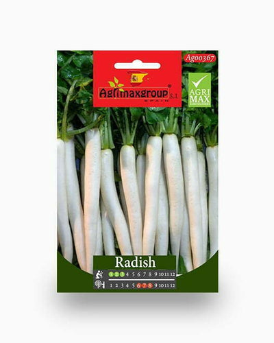 White Radish Agrimax Seeds - Souq Garden