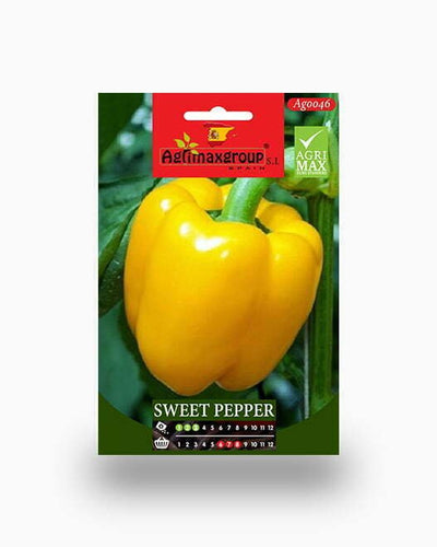 Yellow Sweet Pepper Agrimax Seeds
