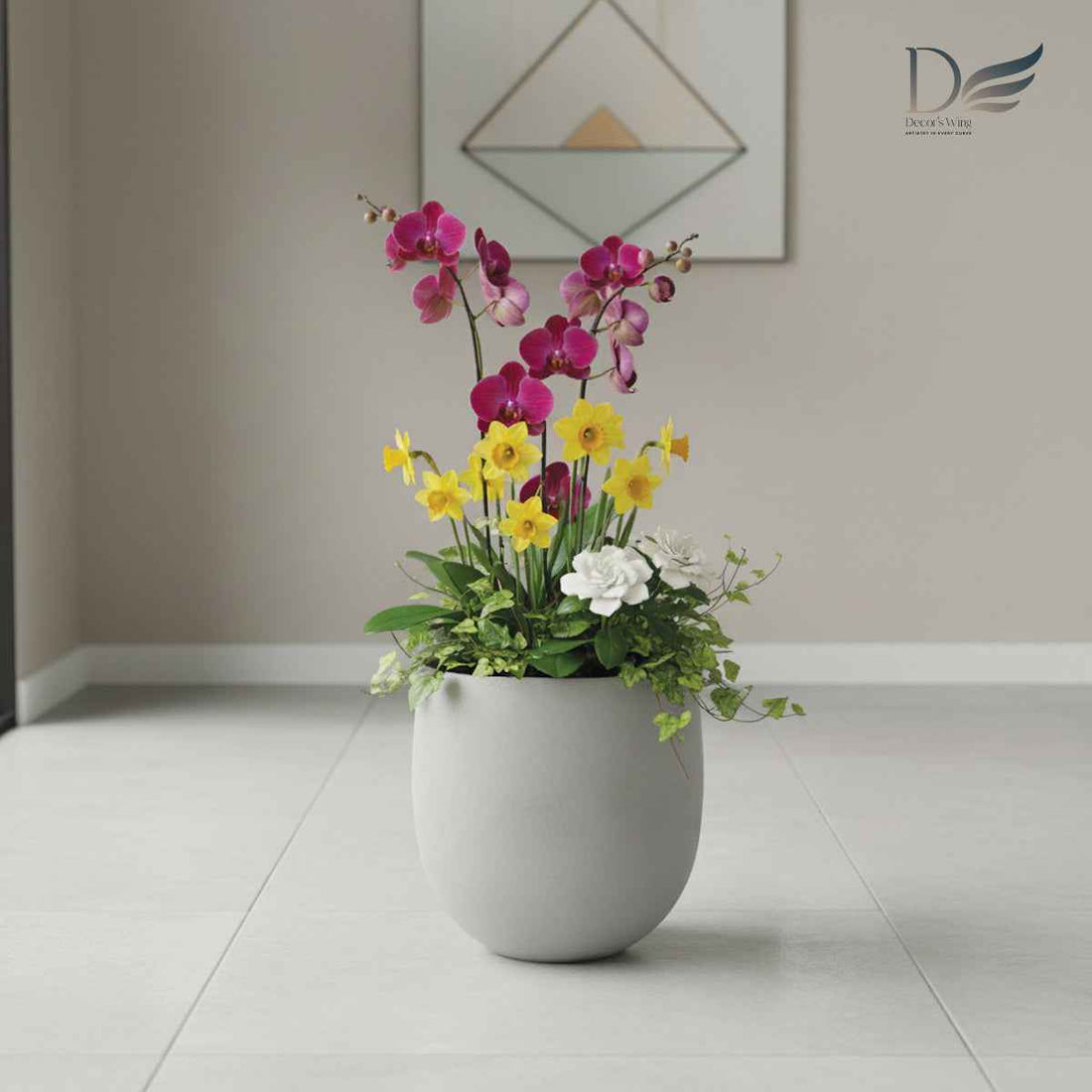 VIVID-U EGG METAL PLANTERS
