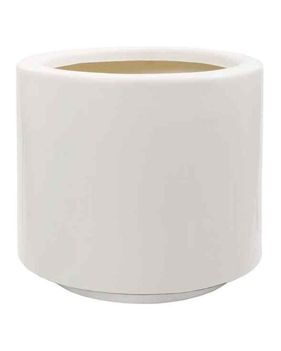 FRP Round Pot – White