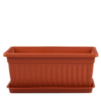 Plastic Rectangle – Terracotta