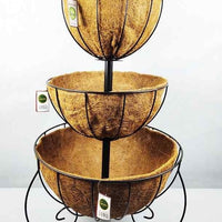 3 Tier Wide Fountain Basket