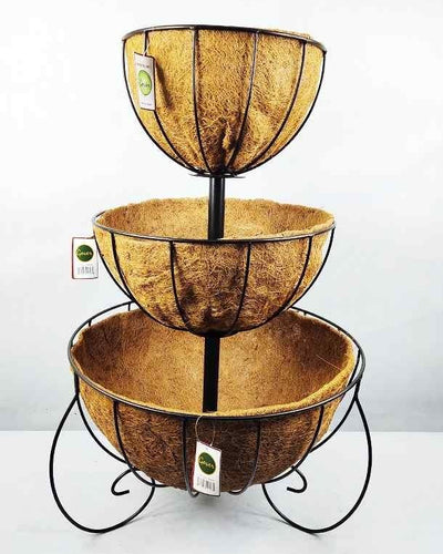 3 Tier Wide Fountain Basket