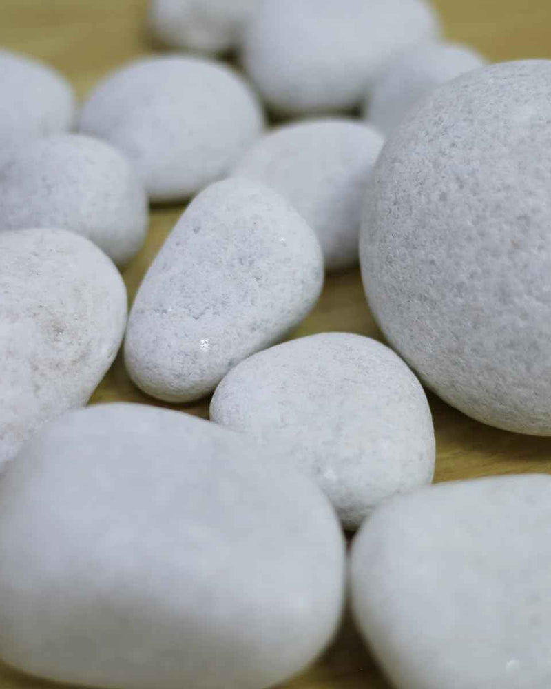 Snow White - Tumbled Pebbles