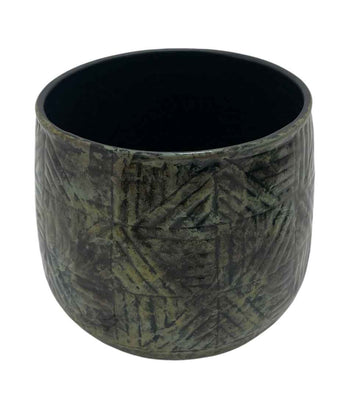 ELEGANT VALENCIA CURVE METAL PLANTERS