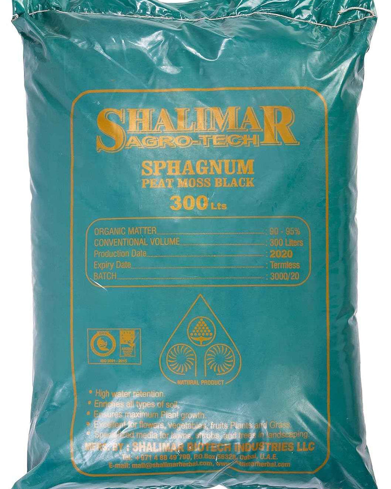 Shalimar Sphagnum Peat Moss Black