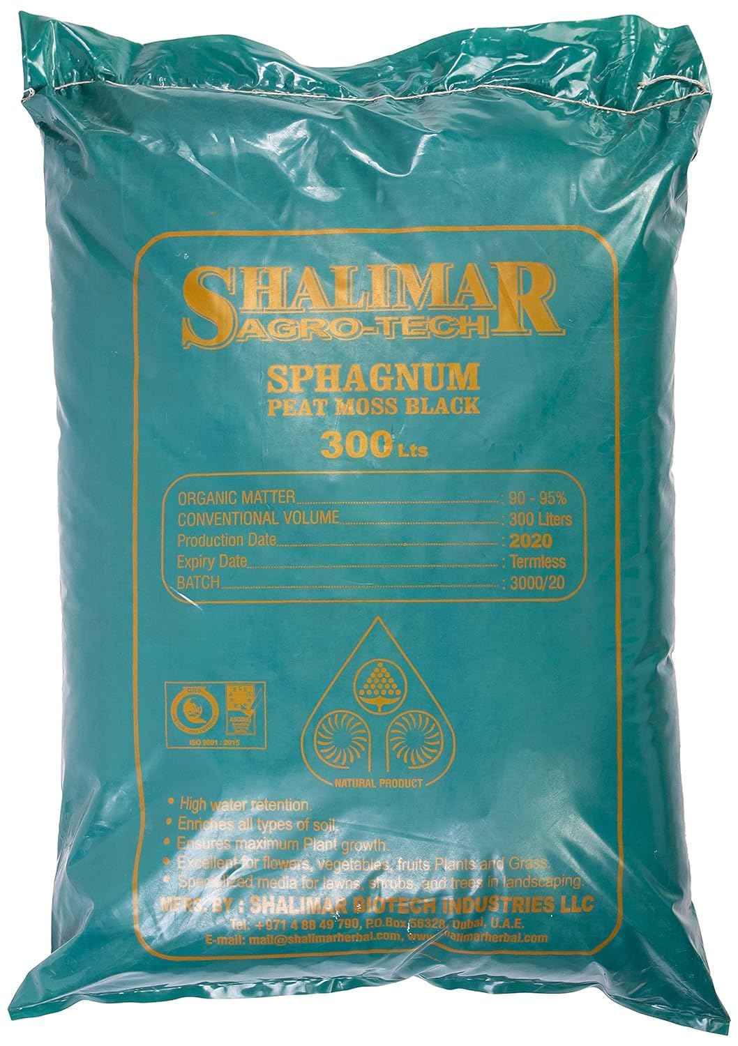 Shalimar Sphagnum Peat Moss Black