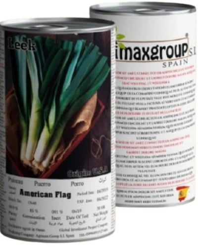 Leek American Flag Seeds Tin – Souq Garden Dubai