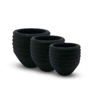 TRULLO BEEHIVE LOFT METAL PLANTERS - RIPPLE