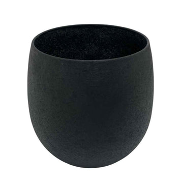 BLACK WEX TEXTURE EGG PLANTER