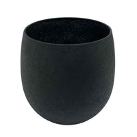 BLACK WEX TEXTURE EGG PLANTER