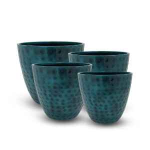 FORGED FUSION ROAN METAL PLANTERS