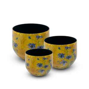 DUSKY GARDEN NEW SHAPE METAL PLANTERS