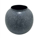 GRANITIC TEARDROP ORB METAL PLANTERS