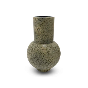 GRANITIC TEARDROP BULB METAL PLANTERS