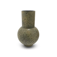 GRANITIC TEARDROP BULB METAL PLANTERS