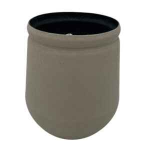 RUGGED AZURE SHARP NECK METAL PLANTERS - 1