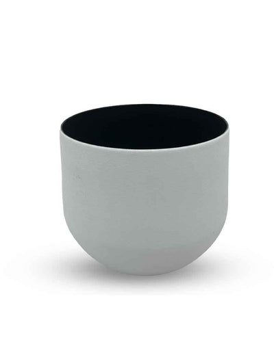 GRAPHITE GROVE NEW SHAPE METAL PLANTERS