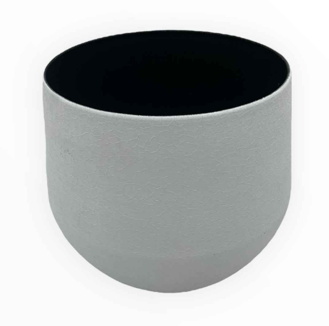 GRAPHITE GROVE NEW SHAPE METAL PLANTERS