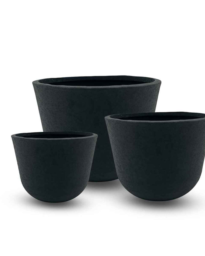 ELEGANT VALENCIA CURVE METAL PLANTERS