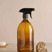 Amber Refillable Glass Bottle