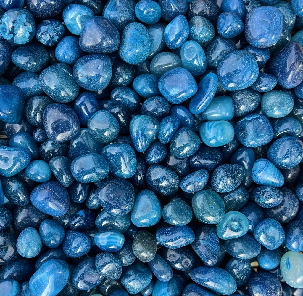 Dark Blue -  Coloured Pebbles