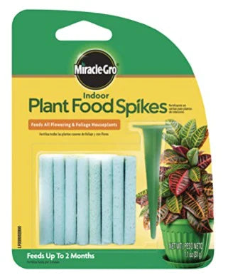 Miracle-Gro Indoor Plant Food, Fertilizer Spikes