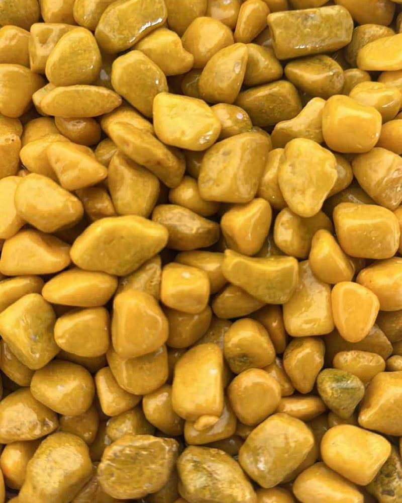 Dark Yellow - Coloured Pebbles