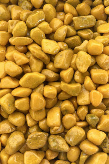 Dark Yellow - Coloured Pebbles