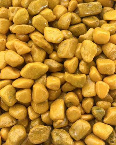 Dark Yellow - Coloured Pebbles
