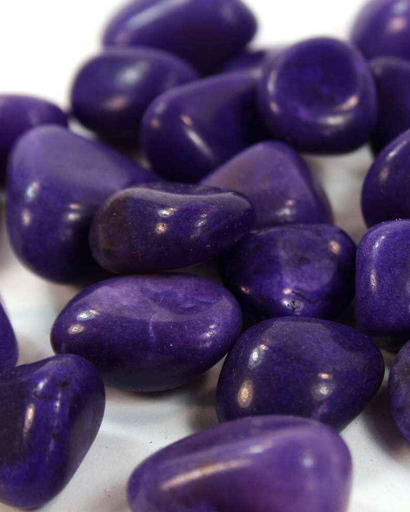 Purple -  Coloured Pebbles
