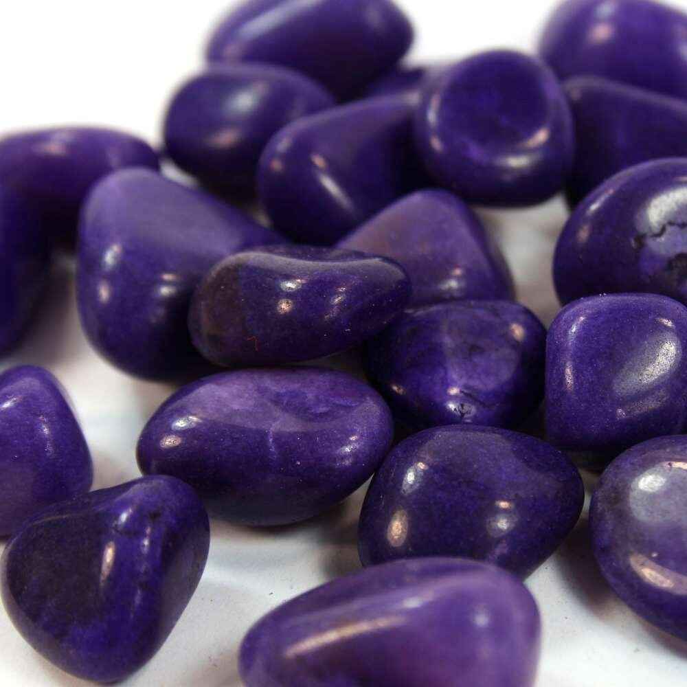 Purple -  Coloured Pebbles