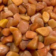 Orange -  Coloured Pebbles